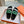 HM 25 Extra Sandal Green Silver Metalic Calfskin