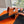 CHYPRE SANDAL IN VIVID ORANGE GRAINED CALFSKIN