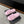 cc dad sandals mule pink raffia canvas