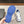 CC CLASSIC SNEAKER IN WHITE MIX COBALT BLUE LAMBSKIN