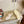 LP 26s Lock Charm Mules In Beige Suede