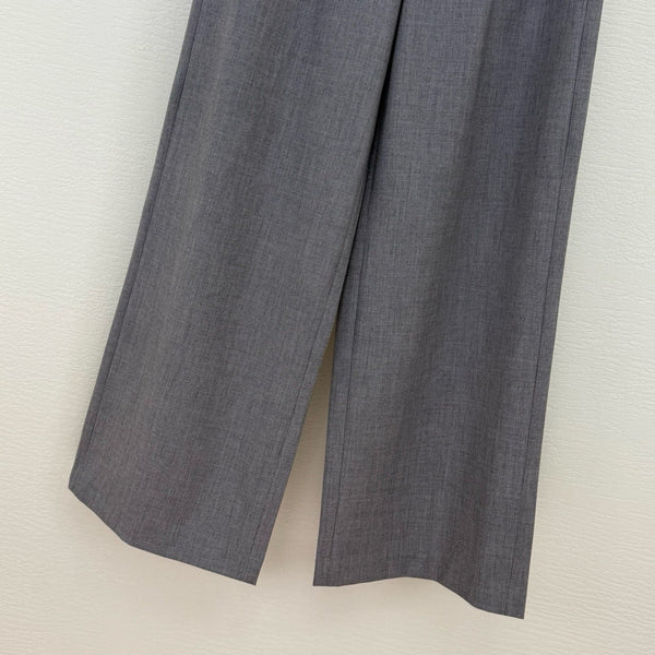 MM6 Curved Blade Cargo Pants Grey Cotton 387964