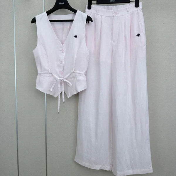 CD 2026 Vest Shirt Trousers Set Cotton 626956