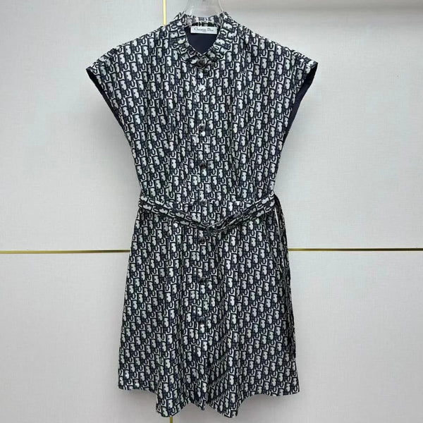 CD 2026 Vest Dress Black Polyester 380442