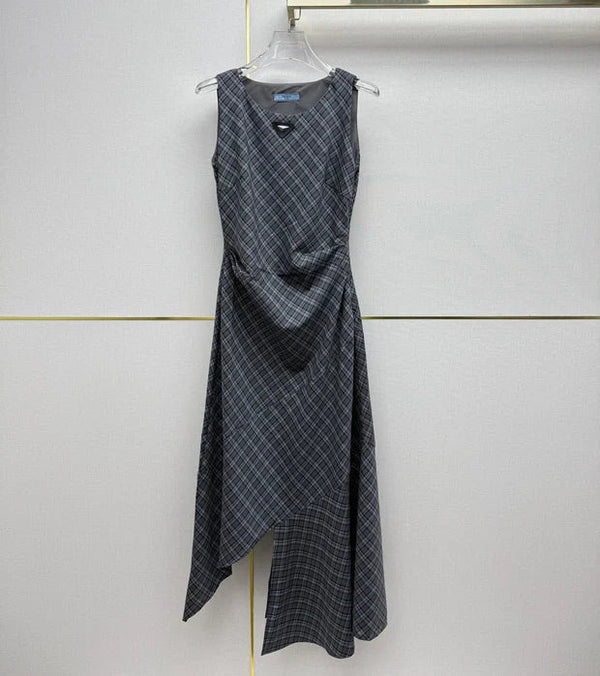 Pra 2026 Vest Dress Charcoal Gray Cotton 400164