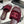 25S Embroidery Double C Mule 15mm Wine Velvet 247579