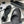 CC 25P Small Hollow Mary Jane Black Sheepskin Grosgrain 247725