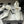 CC 25S Double C Rhinestone Buckle Bow High Heel Pump 85 White Sheepskin 247572
