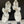 CC 25S Double C Rhinestone Buckle Bow High Heel Pump 85 White Sheepskin 247572