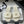 CC 25S Buckle Bag Mule White Fabric and Sheepskin 247598