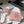CC 25S Buckle Bag Mule Sandal 50mm Pink Fabric and White Sheepskin 247602