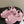 CC 25S Small Wedge Thick-Soled Sandal 10cm Pink Woven 247604