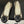 CC 25A Camelia Thick-Soled Shoe 40mm Ivory Lace Mix Black Sheepskin 393957