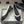 CC 25A Small Bow Ballet Flats Black Mix White Sheepskin 393967