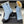 CC 25B Chain Short Boot 70mm Black Light Blue Denim 423146