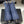 CC 25B Chain Short Boot 25mm Black Blue Denim 423150