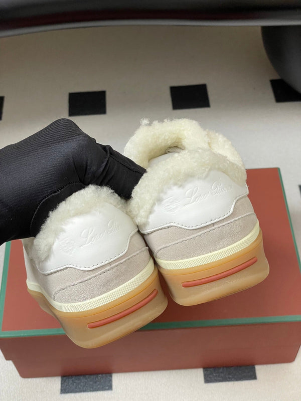 LP 25 Fur Sneaker Light Beige Suede Cowhide 534665