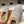 LP 25 Closed-Toe Half-Slippers Gray Beige Suede Fur 534683