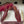 GG 26ss Crystal Rhinestone Mary Jane Red Mesh Fabric 593509