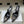 CD 26 D'Trick Slingback Heels 10cm Black Bow Detail Sheepskin 632583
