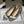 CD J'Adior Ballet Flat Grey Navy Blue Cotton 834924