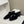 HM Blossom Mule 65mm Black Suede 902906