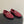 GG 26s Horsebit Loafers Flat Burgundy Suede 952561
