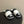 CC 26s Pool Slides Black White Lambskin 952559