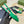 GG Double G patent leather slingback ballet flats Glossy Forest Green