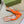 GC Horsebit Slingback Pump 10mm Orange Canvas Sheepskin 294540