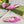 GC Horsebit Slingback Pump 10mm Pink Canvas Sheepskin 294543