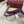 GC Crystal-Embellished Slingbacks Red Silk Sheepskin 294609
