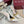 GC Slingbacks With Marina Chain 100mm White Patent Leather 294586