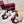 GC Horsebit Slingback 95mm Rosso Ancora red Patent Leather 294593
