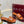 GC Double G Slide Sandals Brown Embossed Leather 294631