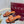 GC Double G Slide Sandals Brown Embossed Leather 294631
