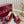 GC 25 Interlocking G Heeled Sandal Red Patent Leather 294638