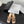 CC 26ss Chain Slippers Black Beige Sheepskin 670306