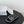 CC 26ss Slippers White Black Sheepskin Woven 670369