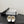 CC Half-Slippers Flat Black White Calfskin 717817