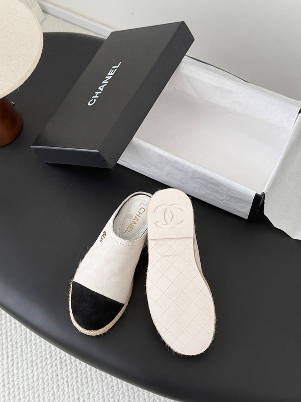 CC 26s Casual Mules Grey Black Suede 914905