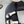 CC 26s Buckle Slippers White Black Leather 829739
