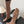 CC 26s Chunky Heel Elastic Boots 5cm Brown Suede 969721