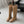 CC 26s Cambon Quilted Tall Flat Boots Beige Calfskin 969724