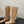 CC 26s Cambon Quilted Tall Flat Boots Beige Calfskin 969724