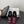 CC 26s Slip-On Mules Burgundy Black Fluffy Shearling Suede 969727