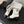 CC 26s Embroidered Logo Ankle Boots White Black Pony Hair 127786