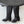 CC 26s Embroidered Logo Knee High Boots Black Pony Hair 127788