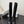 CC 26s Embroidered Logo Knee High Boots Black Suede 127791