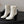 CC 26s Ankle Boots White Gold Knit Cuff Leather 127795